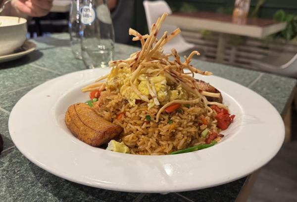 Eating Chinese Food in Peru