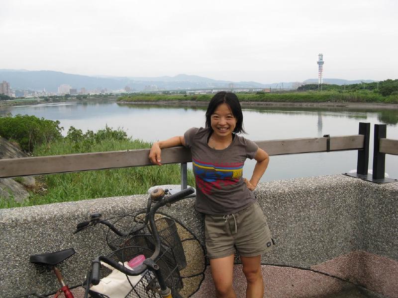 Exploring Taipei on bike